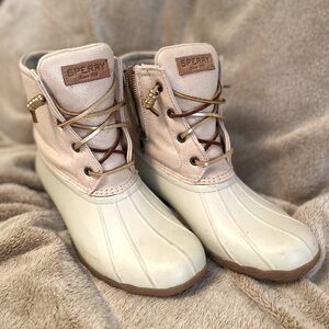 Sperry-Adult Saltwater Crunch Rain Boot Women’s Size 9